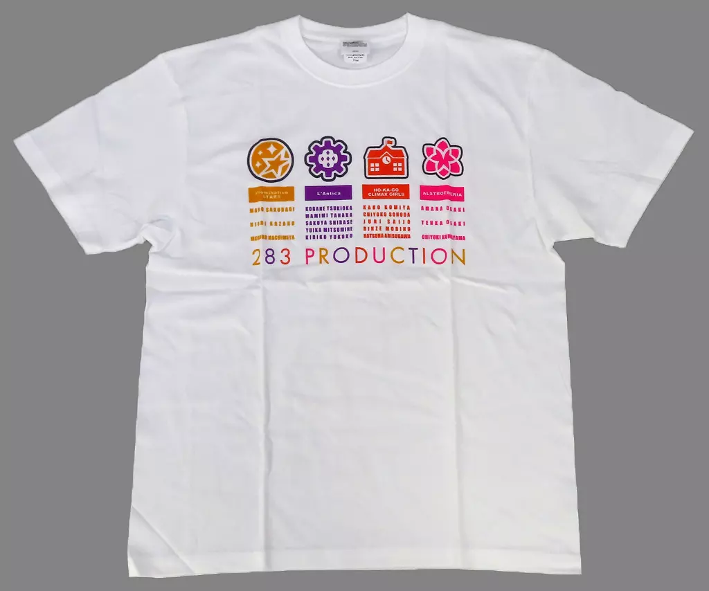 ロゴ Tシャツ Vol.1 ホワイト フリーサイズ 「アイドルマスターシンデレラガールズ」