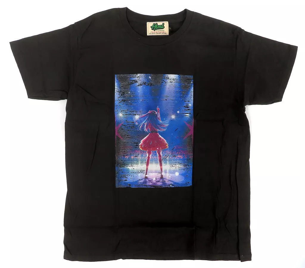 Tシャツ　Organize ショートスリーブTシャツ ブラック XLサイズ 「【推しの子】×HTML ZERO3」
