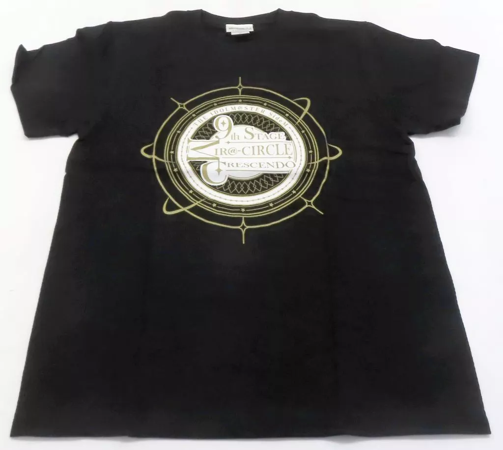 ロゴ 公式Tシャツ ブラック Mサイズ 「THE IDOLM＠STER SideM 9th STAGE ～MIR＠-CIRCLE CRESCENDO～」