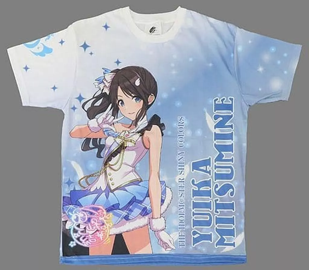 [破損品] 三峰結華(2ndLIVE ver.) 公式フルグラフィックTシャツ ブルー Sサイズ 「THE IDOLM＠STER SHINY COLORS 2ndLIVE STEP INTO THE SUNSET SKY」