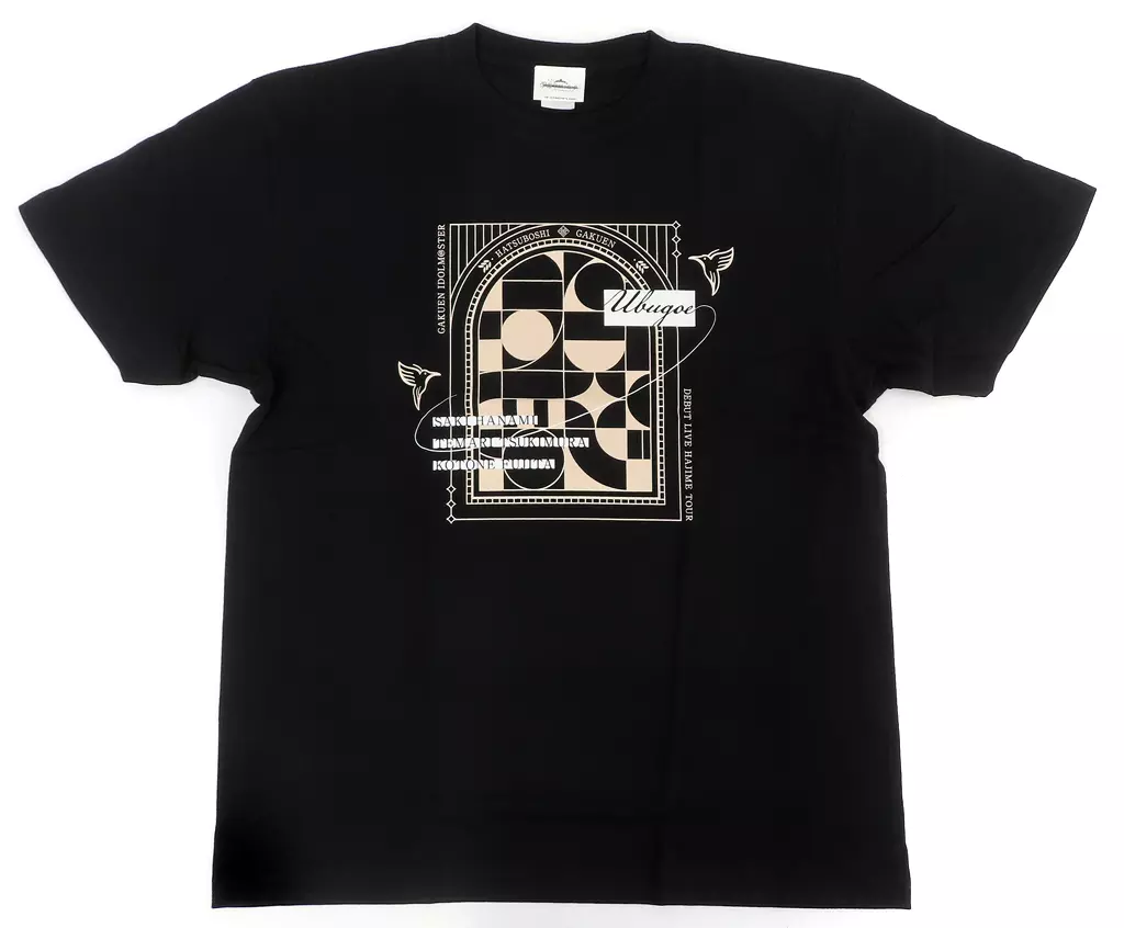 ロゴ(初声公演 ver.) 公式Tシャツ ブラック XLサイズ 「学園アイドルマスター DEBUT LIVE 初 TOUR」