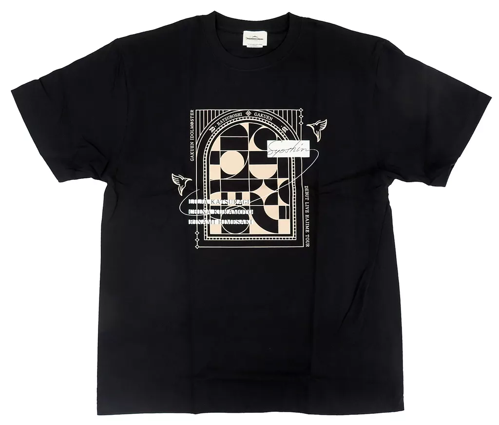 ロゴ(初心公演 ver.) 公式Tシャツ ブラック Mサイズ 「学園アイドルマスター DEBUT LIVE 初 TOUR」