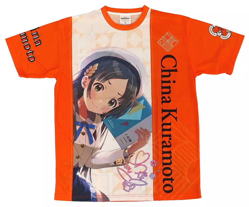倉本千奈 公式フルグラフィックTシャツ オレンジ Lサイズ 「学園アイドルマスター DEBUT LIVE 初 TOUR」