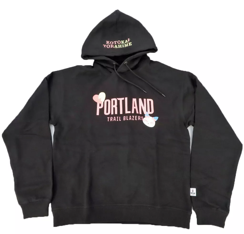 アウターウェア　虎姫 コトカ(Portland Trail Blazers) パーカーB ブラック フリーサイズ 「NBA×バーチャルYouTuber NIJISANJI EN/にじさんじ 第1弾 【応援グッズ】」