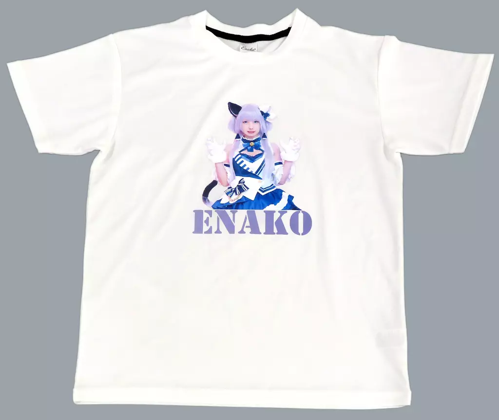 駿河屋 -<中古>[単品] えなこ Tシャツ(トップス) ホワイト Mサイズ