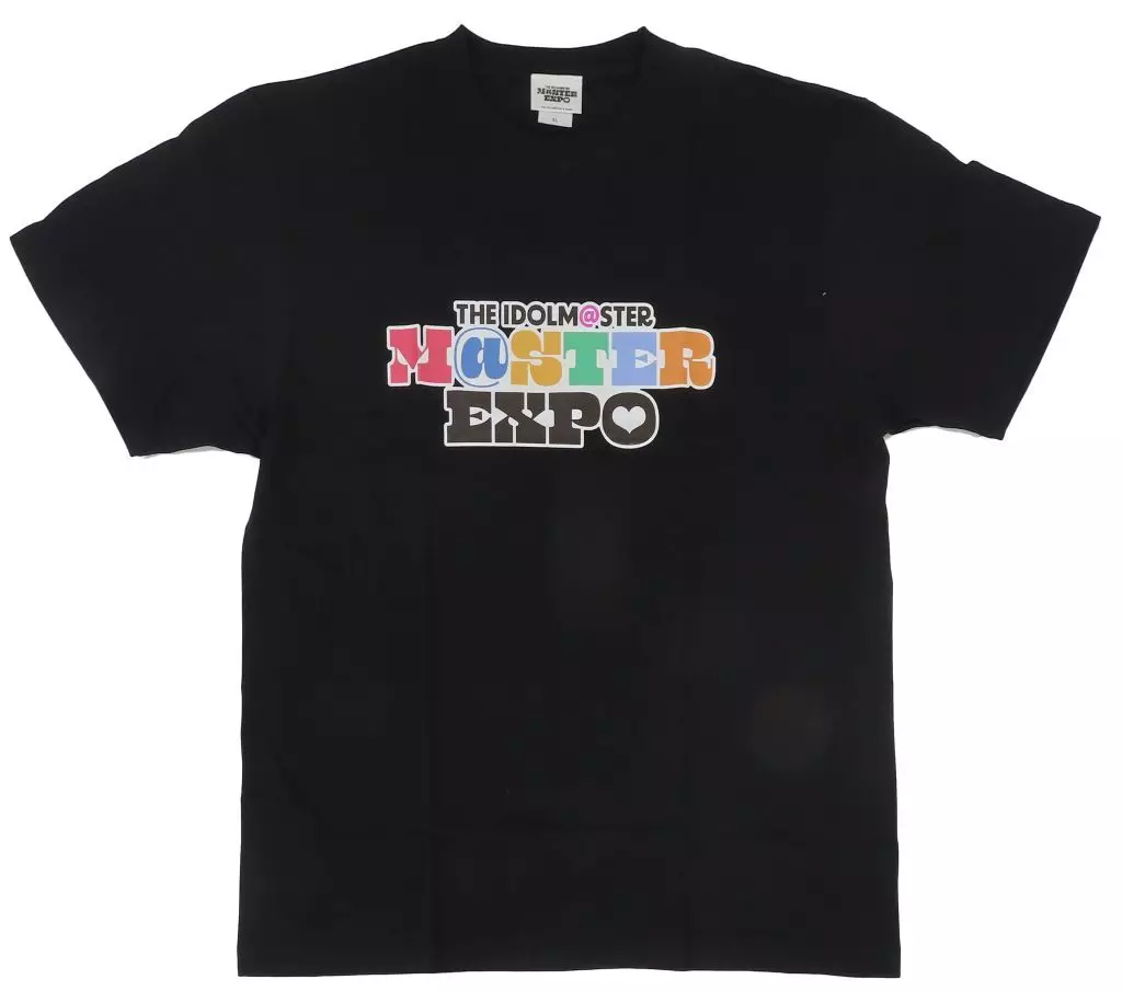 ロゴ 公式フルカラーTシャツ ブラック Lサイズ 「THE IDOLM＠STER M＠STER EXPO」