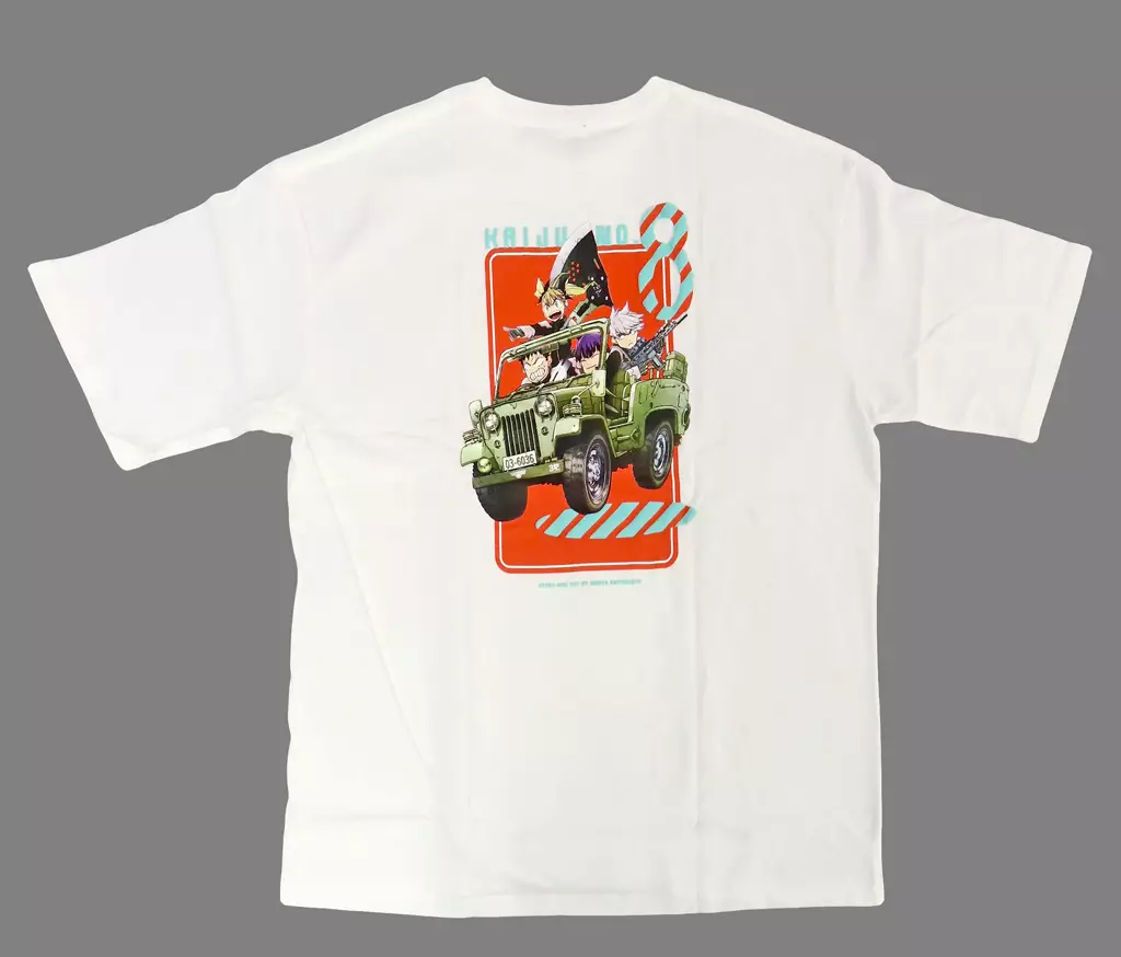 Tシャツ　ジープ Tシャツ ホワイト XLサイズ 「怪獣8号展」