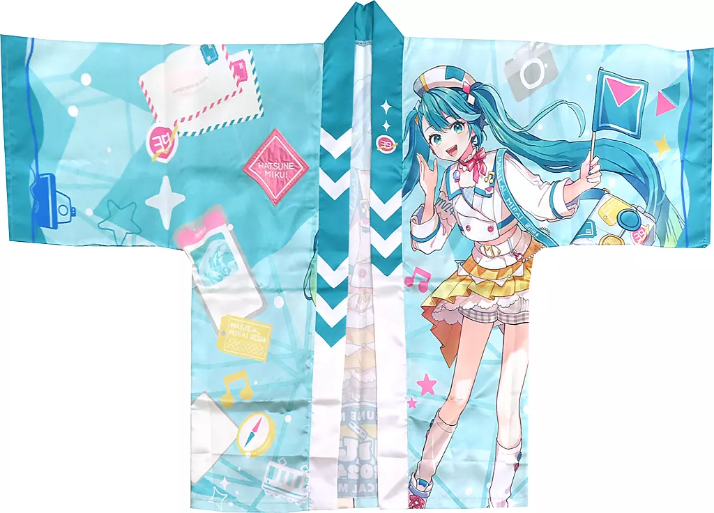 衣料雑貨　初音ミク ハッピ メインビジュアル ver. ミントグリーン フリーサイズ 「初音ミク マジカルミライ 2024」
