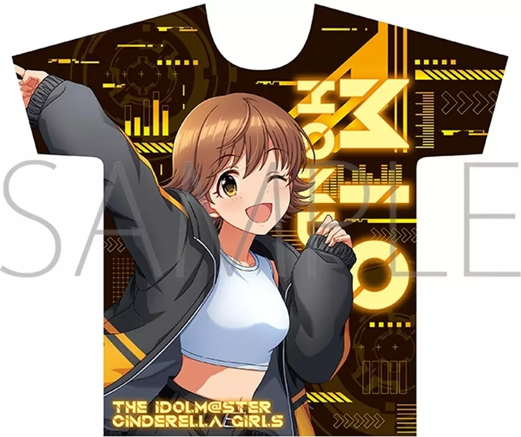 本田未央 フルグラフィックTシャツ ブラック Lサイズ 「アイドルマスター シンデレラガールズ」