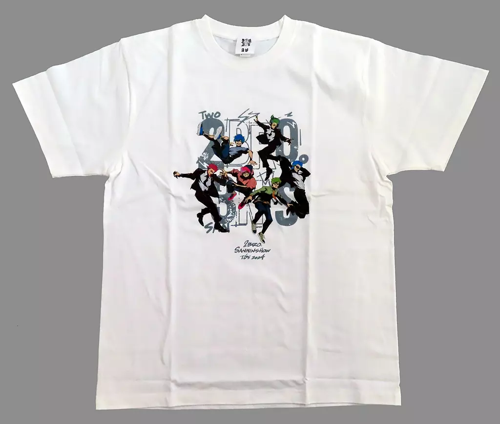 Tシャツ　2BRO.(兄者弟者)×三人称 2BRO.×3NS TGS TEE(Tシャツ) Type A ホワイト Lサイズ 東京ゲームショウ2024グッズ