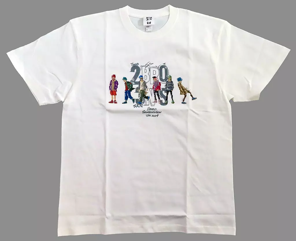 Tシャツ　2BRO.(兄者弟者)×三人称 2BRO.×3NS TGS TEE(Tシャツ) Type B ホワイト Lサイズ 東京ゲームショウ2024グッズ