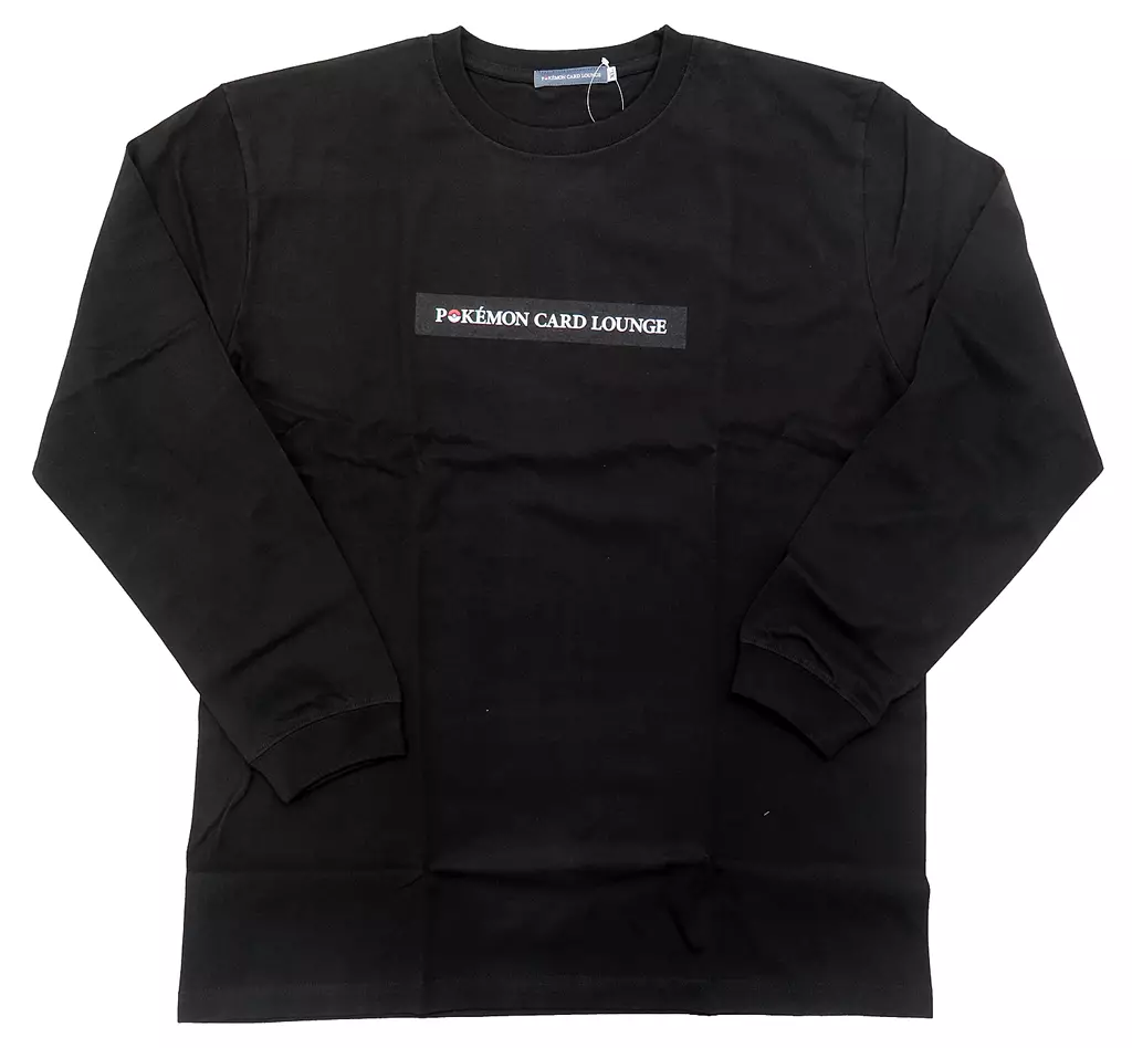 Tシャツ　ロゴ LONG Tシャツ Ctype ブラック XLサイズ 「ポケットモンスター POKEMON CARD LOUNGE」