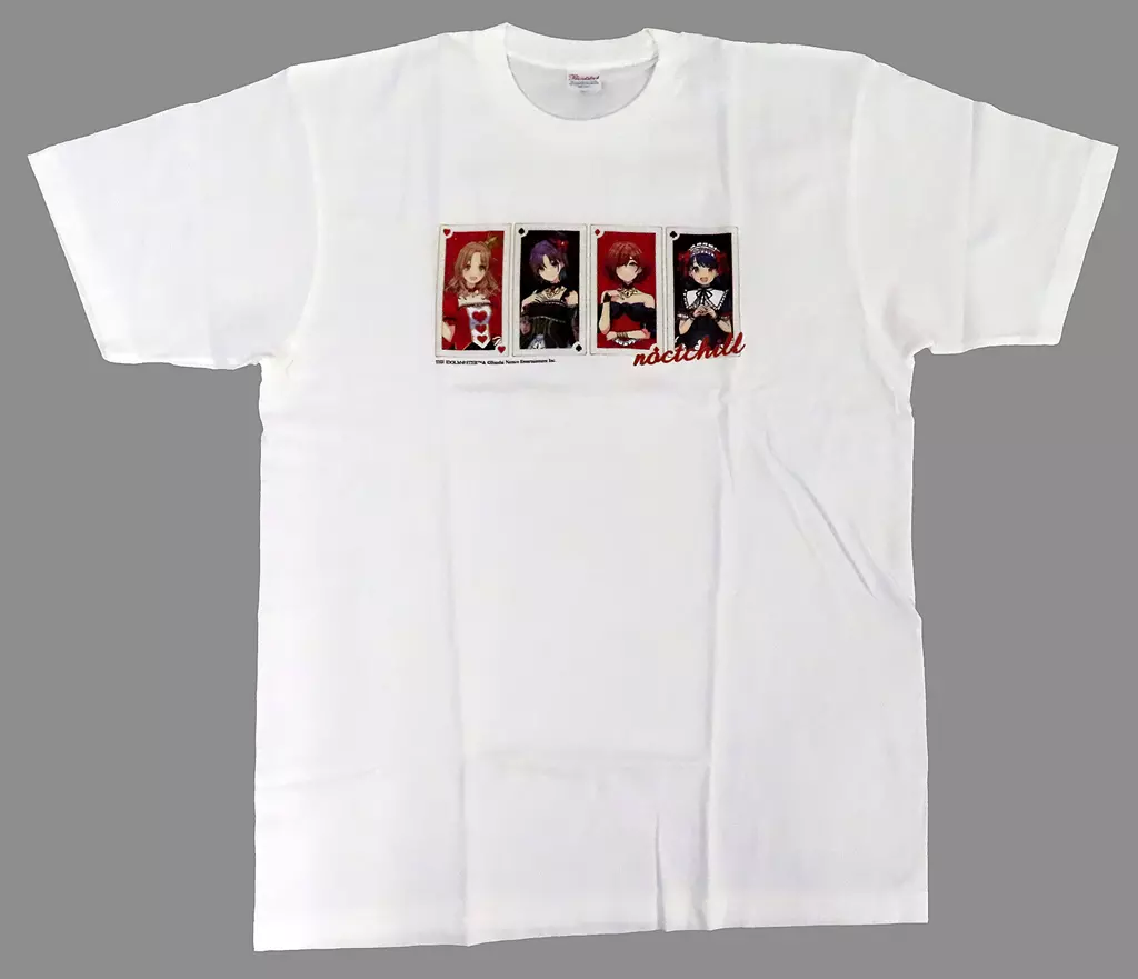 ノクチル Tシャツ ホワイト XLサイズ 「アイドルマスター シャイニーカラーズ ビックカメラグループグッズフェア ロイヤルトランプコーディネート」