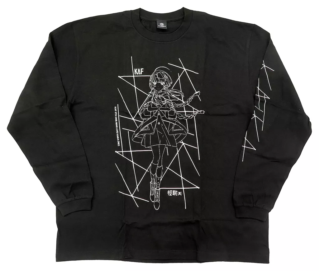 Tシャツ　花譜 キービジュアルロングスリーブTシャツ ブラック XLサイズ 「KAMITSUBAKI STUDIO KAMITSUBAKI WARS 2024 神椿幕張戦線 IN 幕張メッセイベントホール 花譜 4th ONE-MAN LIVE 怪歌(再)」