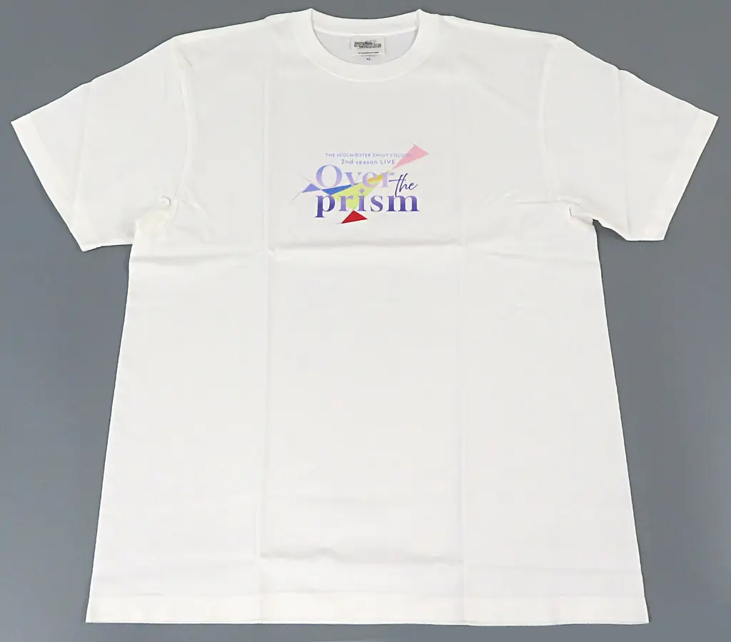 ロゴ 公式Tシャツ ホワイト XLサイズ 「THE IDOLM＠STER SHINY COLORS 2nd season LIVE Over the prism」