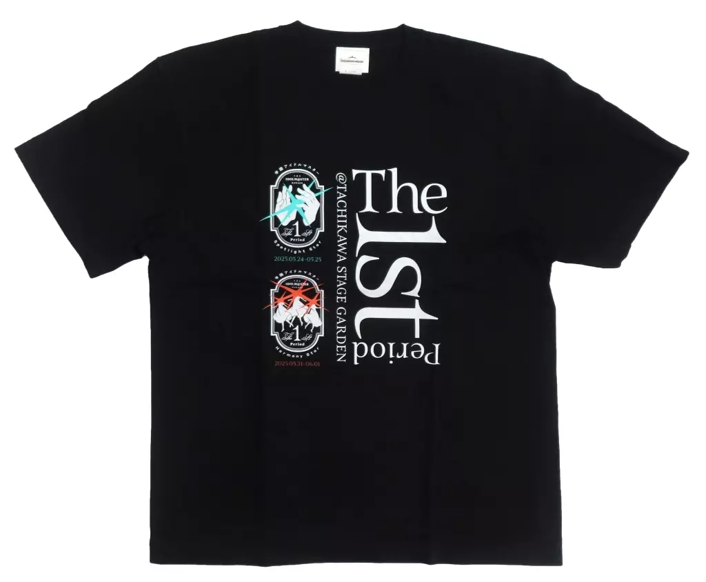 ロゴ 公式Tシャツ ブラック Mサイズ 「学園アイドルマスター The 1st Period」