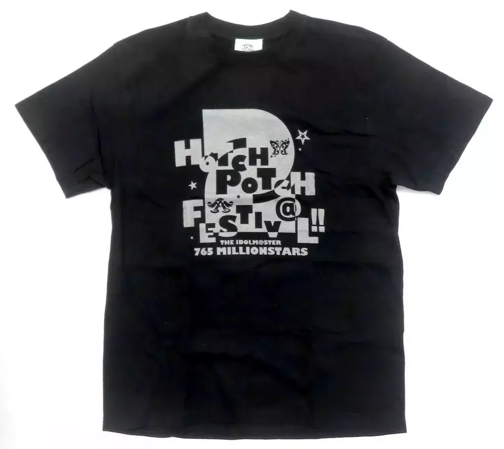 ロゴ 公式Tシャツ ブラック Lサイズ 「THE IDOLM＠STER 765 MILLIONSTARS HOTCHPOTCH FESTIV＠L!! 2」