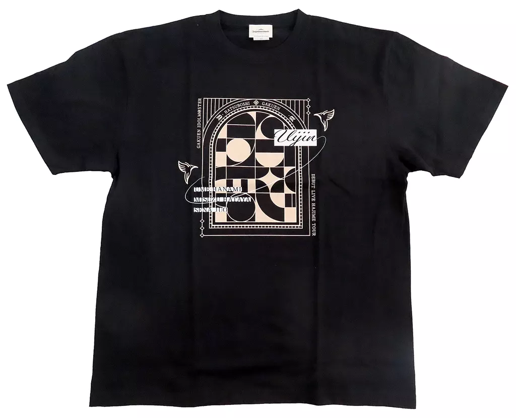 ロゴ(初陣公演 ver.) 公式Tシャツ ブラック XLサイズ 「学園アイドルマスター DEBUT LIVE 初 TOUR」