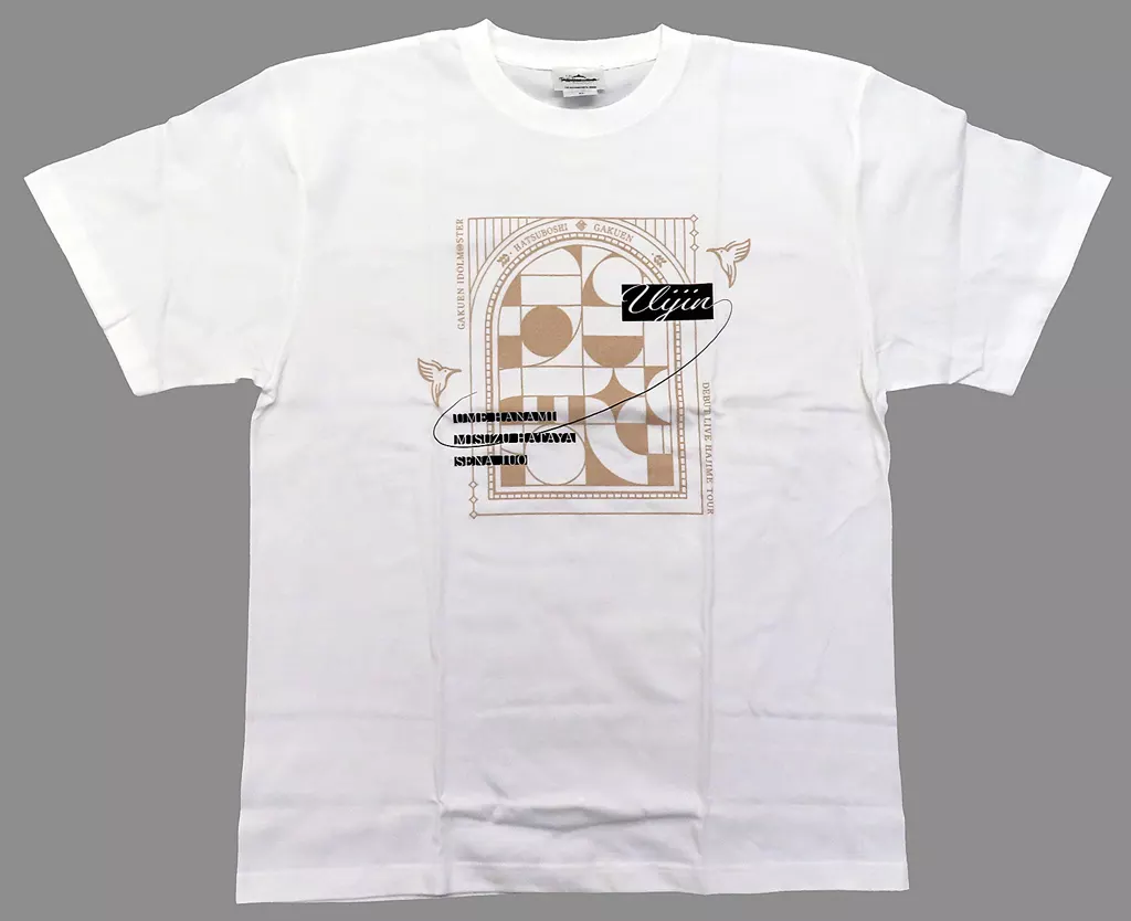 ロゴ(初陣公演 ver.) 公式Tシャツ ホワイト XLサイズ 「学園アイドルマスター DEBUT LIVE 初 TOUR」