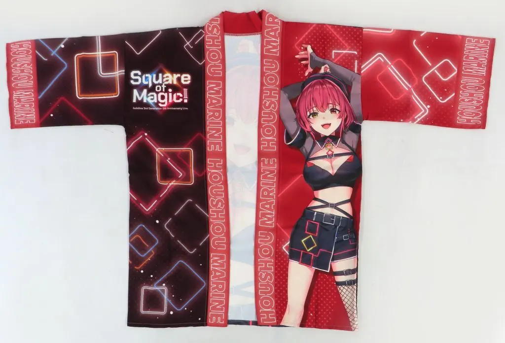 駿河屋 -<中古>宝鐘マリン Square of Magic! 法被 レッド×ブラック