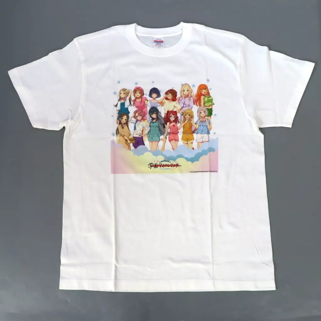 集合 Tシャツ ホワイト Lサイズ 「学園アイドルマスター×極楽湯・RAKU SPA ようこそ極楽湯 ～寒冬の湯園地～」