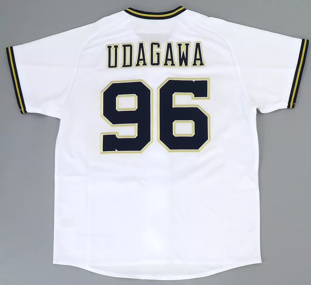 衣料雑貨　宇田川優希#96(オリックス・バファローズ) Buffaloes2023ハイクオリティユニフォーム(ホーム) ホワイト Mサイズ