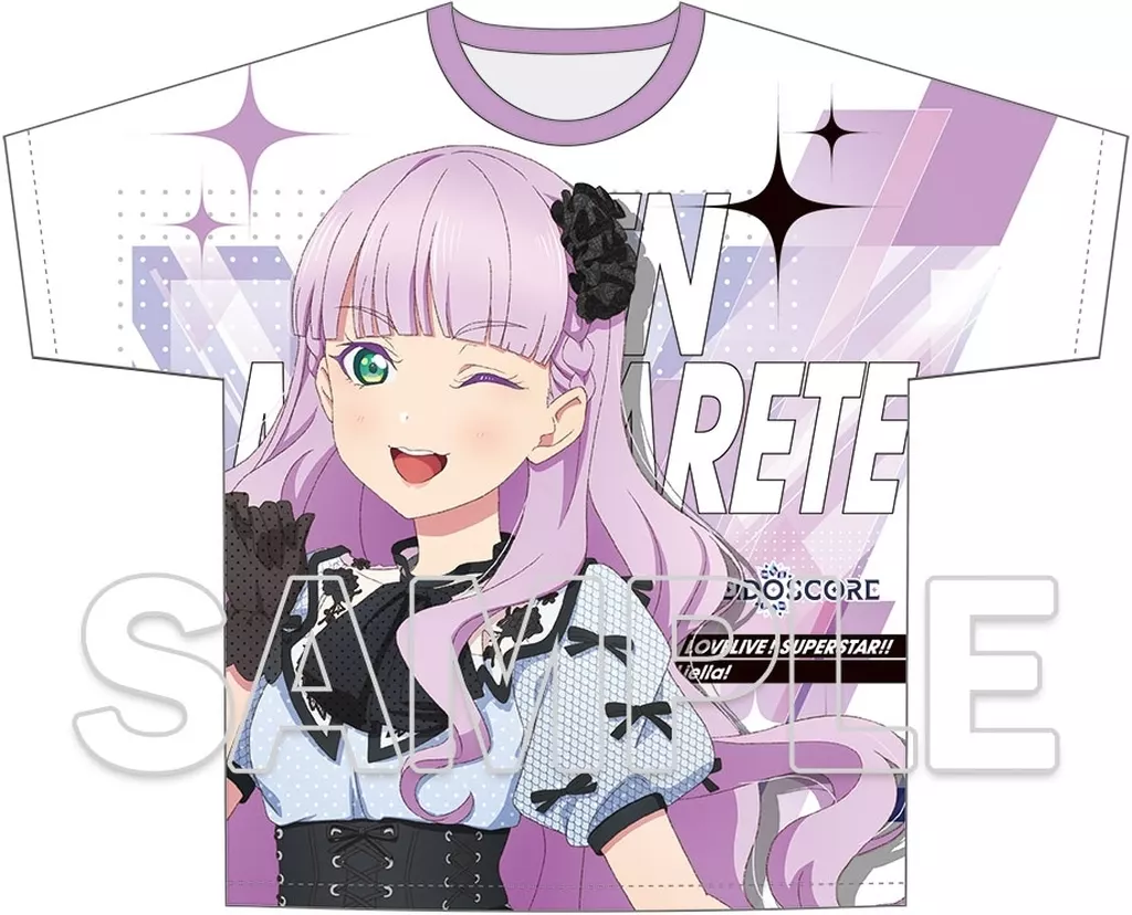 Tシャツ　[新品] ウィーン・マルガレーテ(Ver.心・技・体!極上大冒険!!) フルグラフィックTシャツ ホワイト フリーサイズ 「ラブライブ!スーパースター!!」