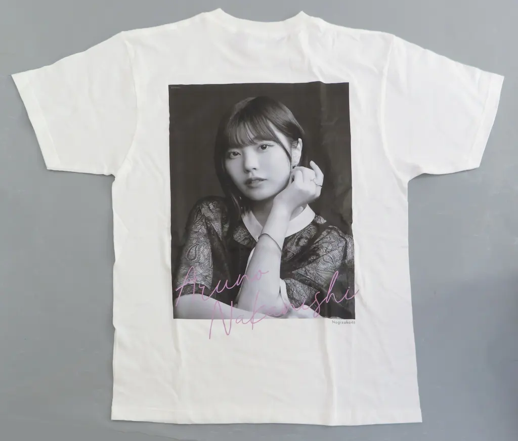 中西アルノ　フォトTシャツ 駿河屋 -<中古>中西アルノ フォトTシャツ ホワイト Lサイズ 「NOGI A/W