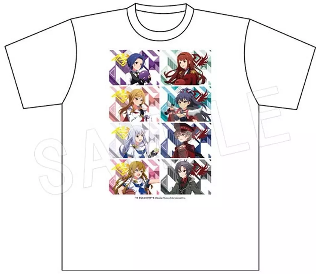 集合 Tシャツ ホワイト Lサイズ ROUND1コラボver. 「アイドルマスター ミリオンライブ!」