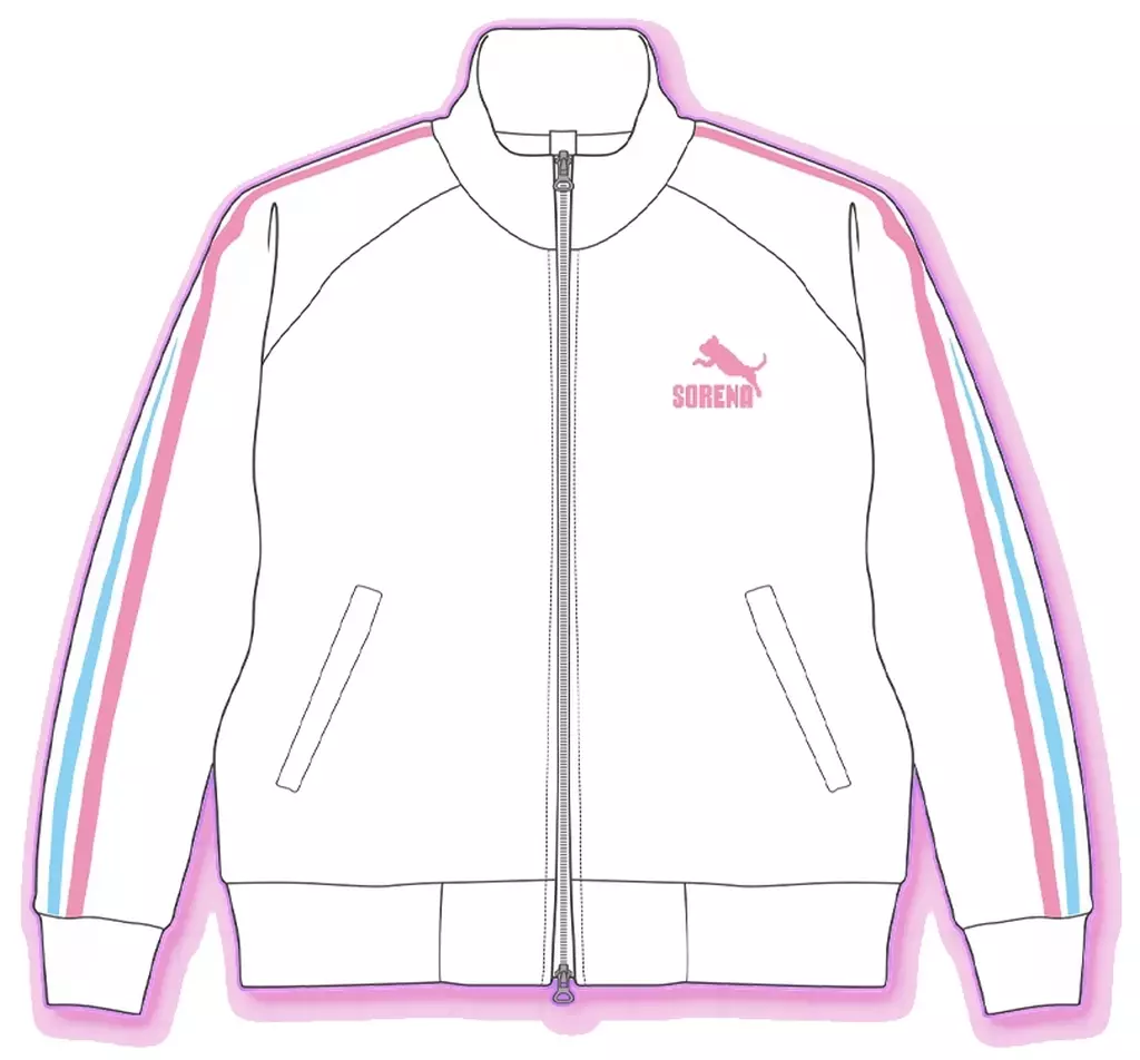 【公式】NEEDY GIRL OVERDOSE SORENAジャージ超てんちゃん 駿河屋 -<中古>超てんちゃん SORENAジャージ ホワイト フリーサイズ