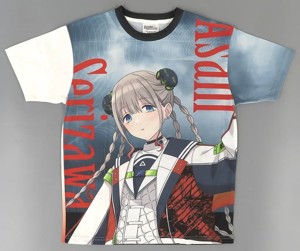 芹沢あさひ(7th UNITLIVE TOUR ver.) 公式フルグラフィックTシャツ ホワイト Mサイズ 「アイドルマスター シャイニーカラーズ」