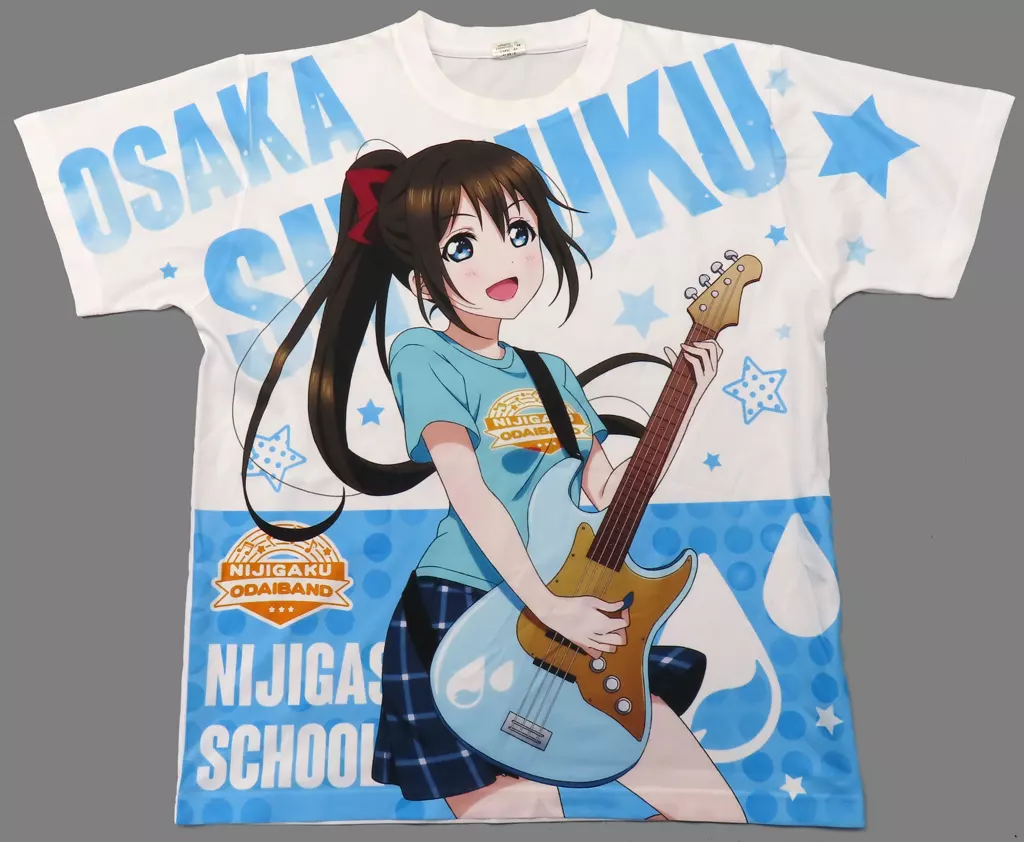 桜坂しずく ODAIBAND ver フルグラフィックTシャツ ホワイト フリーサイズ 「ラブライブ!虹ヶ咲学園スクールアイドル同好会」 ゲーマーズ限定