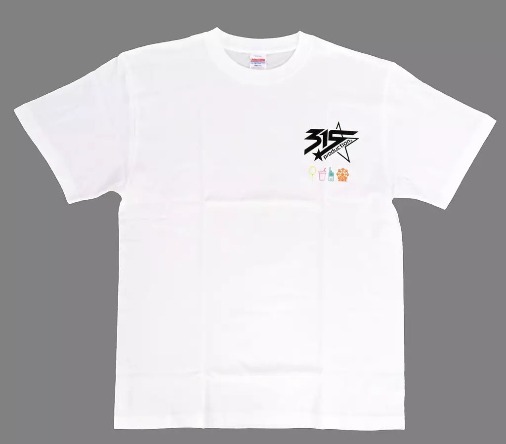 ロゴ Tシャツ 遊園地 ver. ホワイト Lサイズ 「アイドルマスター SideM×よみうりランド」