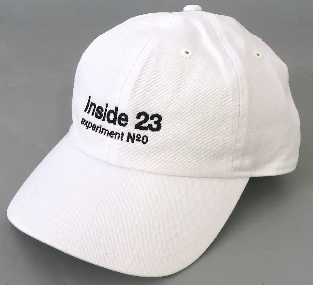 inside23 亀梨和也 エンブロイダリー キャップ 黒・白 新品未開封 inside23 エンブロイダリーキャップ 亀梨和也 インサイド23