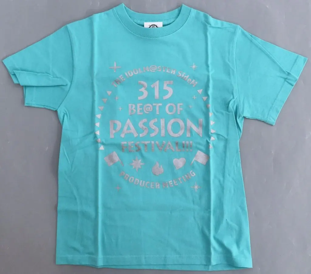 315Pro C.FIRST 公式ユニットTシャツ ライトグリーン Sサイズ 「THE IDOLM＠STER SideM PM 315 BE＠T OF PASSION FESTIVAL!!!」