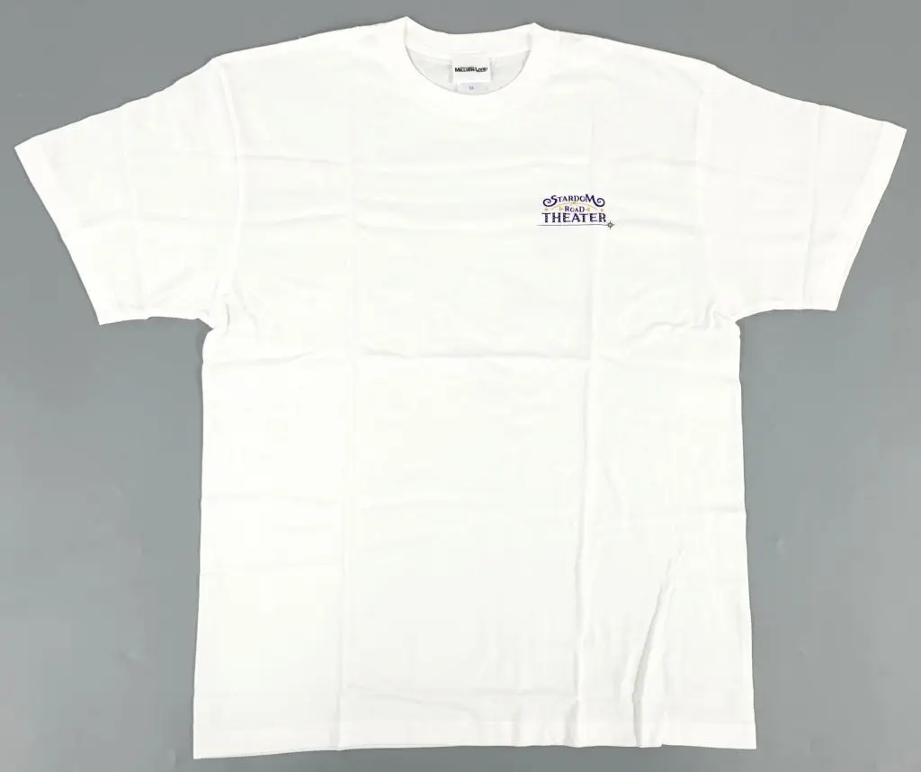 ロゴ Tシャツ ホワイト XLサイズ 「THE IDOLM＠STER MILLION MOVEMENT OF STARDOM ROAD 01～03 購入者限定合同リリースイベント」