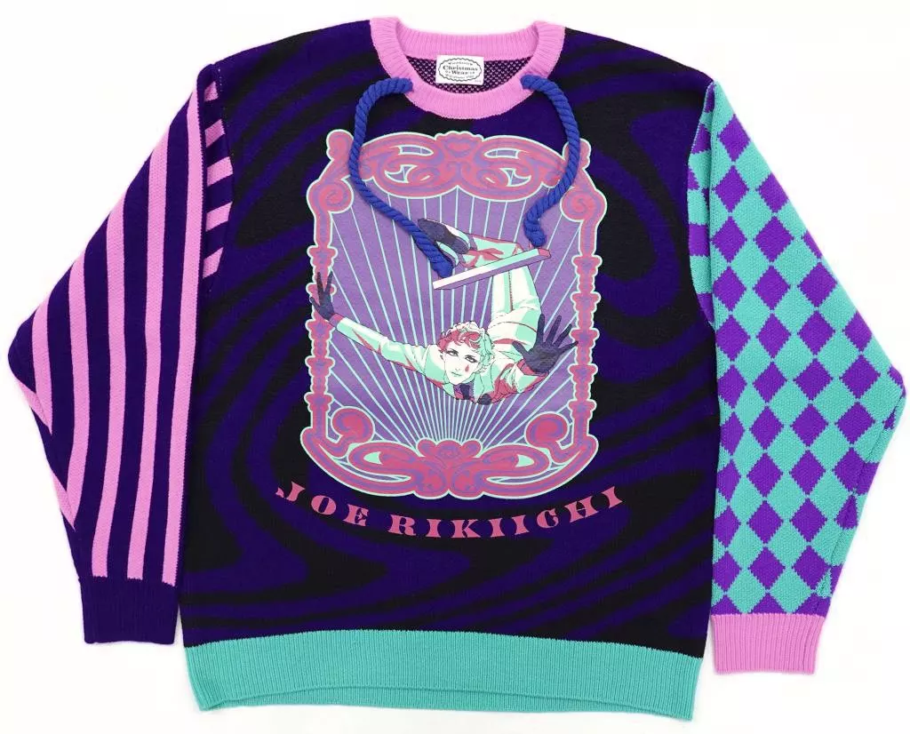 ジョー・力一 セーター パープル フリーサイズ 「バーチャルYouTuber にじさんじ Christmas Wear ～CD Sweater Style～」