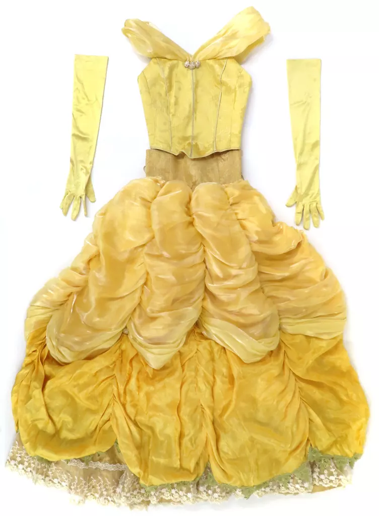 ベル(美女と野獣) Tale As Old As Time Dress(Beauty and the Beast ver.) イエロー 2サイズ 「ディズニー×Secret Honey」(グローブに数か所ほつれあり)