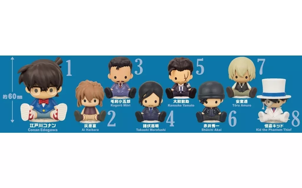 トレーディングフィギュア　【BOX】petadoll 名探偵コナン