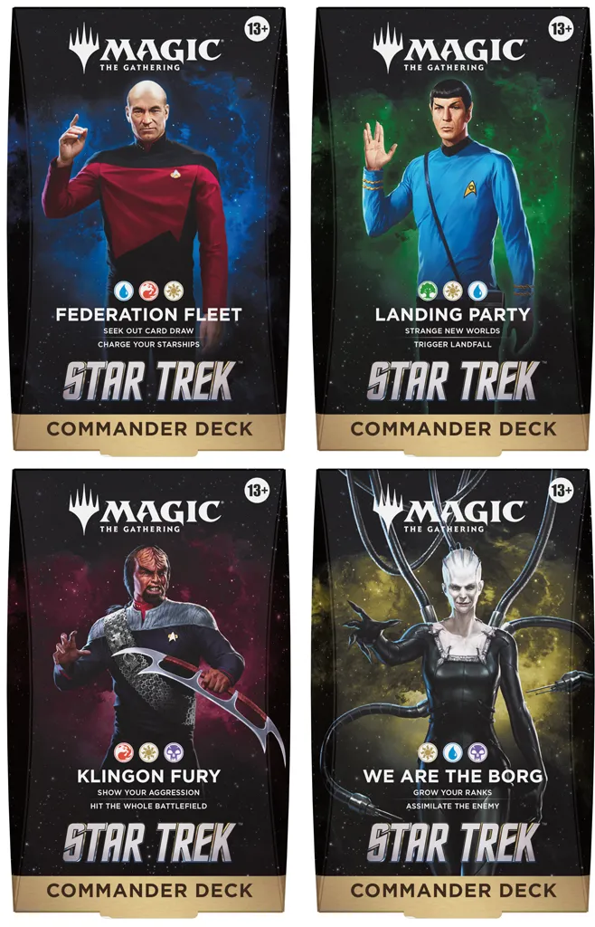 MTG スター・トレック 統率者デッキ 英語版 4種セット ウィザーズ