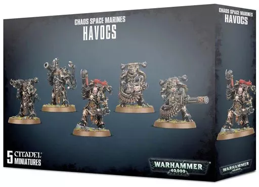 ミニチュアゲーム　ハヴェック 「ウォーハンマー40000/ケイオススペースマリーン」 (Chaos Space Marines Havocs) [43-61]