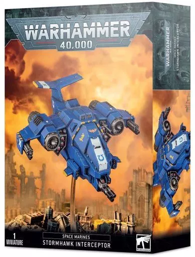 ミニチュアゲーム　スペースマリーン：ストームホーク・インターセプター 「ウォーハンマー40000」 (Space Marines Stormhawk Interceptor) [48-42]