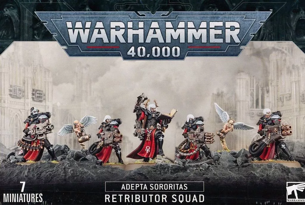 ミニチュアゲーム　アデプタ・ソロリタス レトゥレビューター スカッド 「ウォーハンマー40000」 (Adepta Sororitas Retributor Squad) [52-25]