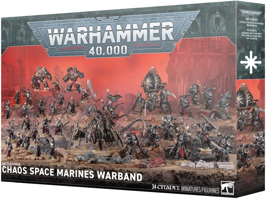 バトルフォース： ケイオス・スペースマリーン戦士団 「ウォーハンマー40000」 (Battleforce： Chaos Space Marines Warband) [71-44]