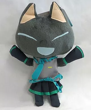 ぬいぐるみ　クロ コスプレニャ!ぬいぐるみ(初音ミクVer.) 「どこでもいっしょ Fun Collection×初音ミク」