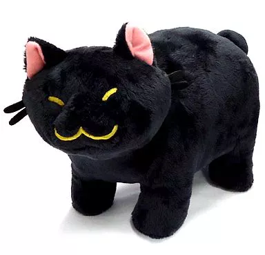 駿河屋 - 【買取】クロでぶ BIGぬいぐるみ3 「つみネコ」（ぬいぐるみ）