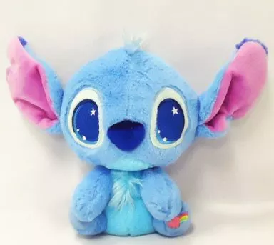 レア ディズニー スティッチ ぬいぐるみ ハートランド ハッピーレインボー 上海ディズニー スティッチ ぬいぐるみ 2022年 レインボーカラー
