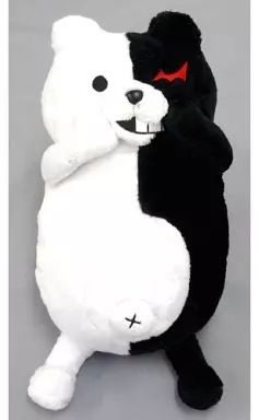 ‼️37㎝‼️ スーパーダンガンロンパ2 さよなら絶望学園　モノクマ・モノミ　BIG 駿河屋 -<中古>モノクマ モノクマ・モノミBIGぬいぐるみ