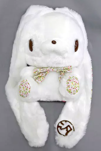 汎用うさぎ ぬいぐるみマスコット Spring Edition.(二〇一五式) 駿河屋 -<中古>汎用ホワイトフラワー 汎用うさぎぬいぐるみ