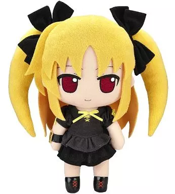 ぬいぐるみ　[タグ有・美品] フェイト・テスタロッサ 私服 スカートver. ねんどろいどぷらす ぬいぐるみシリーズ22 「魔法少女リリカルなのは The MOVIE 1st」